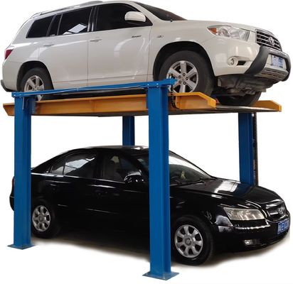 Automated Hydraulic Lift Car Parking Home 2500kg 4 Post Garage Lift PLC Control