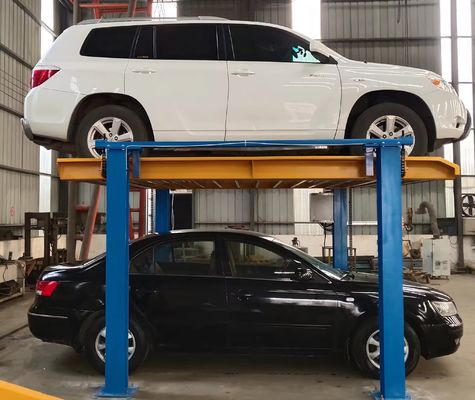 4 Column Hydraulic Car Stacker 2.5 Ton Hydraulic Lift Parking System